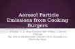 Aerosol Particle Emissions from Cooking Burgers