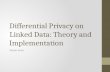 Differential Privacy on Linked Data: Theory and Implementation