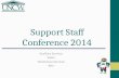 Support Staff Conference 2014