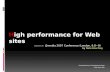 H igh performance for Web sites
