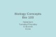 Biology Concepts Bio 100