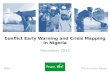 Conflict Early Warning and Crisis Mapping in Nigeria