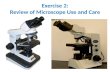 Exercise  2: Review of Microscope Use and Care
