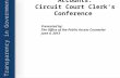 Indiana State Board of Accounts: Circuit Court Clerk’s Conference