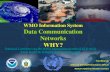 WMO Information System Data Communication Networks WHY?