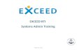 EXCEED RTI  Systems Admin  Training