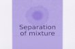 Separation of mixture