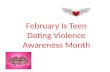 February Is Teen Dating Violence Awareness Month