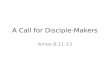 A Call for Disciple-Makers