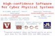 High-confidence Software for Cyber Physical Systems