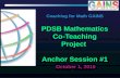 Coaching for Math GAINS PDSB Mathematics  Co-Teaching Project  Anchor Session  #1