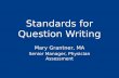 Standards for Question Writing