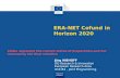 ERA-NET  Cofund  in Horizon 2020
