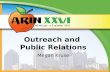 Outreach and  Public Relations