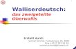 Walliserdeutsch : das zweigeteilte Oberwallis