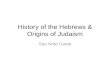 History of the Hebrews & Origins of Judaism