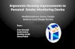 Ergonomic Housing improvements to Personal  Smoke Monitoring Device