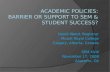 Academic Policies: Barrier or Support to SEM & Student Success?
