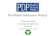 The Plastic Disclosure Project