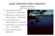 LAKE  PROTECTION GRANTS  Eligible  Activities State  Stats. 281.69 (3)