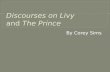Discourses on Livy and  The Prince