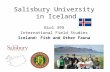 Salisbury University  in Iceland