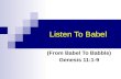 Listen To Babel