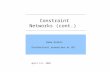 Constraint Networks (cont.)  Emma Rollón Postdoctoral researcher at UCI