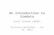 An Introduction to  Simdata