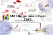 SM  Higgs  searches: CMS