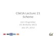 CS61A Lecture 21 Scheme
