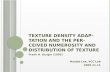 Texture Density Adaptation and the Perceived  Numerosity  and Distribution of Texture