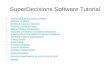 SuperDecisions Software Tutorial