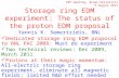 Storage ring EDM experiment: The status of the proton EDM proposal Yannis K. Semertzidis, BNL