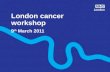 London cancer  workshop 9 th  March 2011