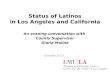 Status of  Latinos in  Los Angeles and California