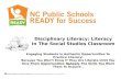 Disciplinary  Literacy: Literacy In The Social Studies Classroom