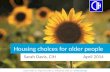 Housing choices for older people