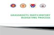 GRASSROOTS PARTICIPATORY BUDGETING PROCESS