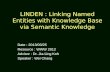 LINDEN : Linking Named Entities with Knowledge  Base  via Semantic Knowledge