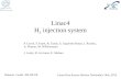 Linac4 H 2 injection  system