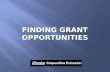 FINDING GRANT OPPORTUNITIES