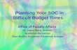 Planning Your SOC in Difficult Budget Times