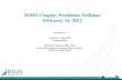 RIMS Chapter  Presidents  Webinar  February 14, 2012