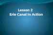 Lesson 2   Erie Canal In Action