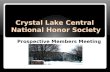 Crystal Lake Central  National Honor Society