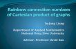 R ainbow connection numbers of Cartesian product of graphs
