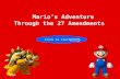 Mario’s Adventure Through the 27 Amendments