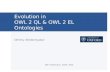 Evolution in  OWL 2 QL & OWL 2 EL Ontologies