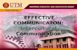 EFFECTIVE COMMUNICATON: Intercultural Communication